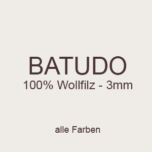 Batudo Kollektion 3mm Wollfilz