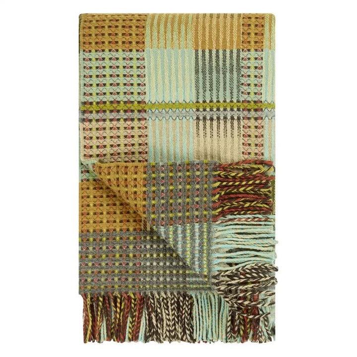 Designers Guild - Tasara Ochre Woven Wolldecke