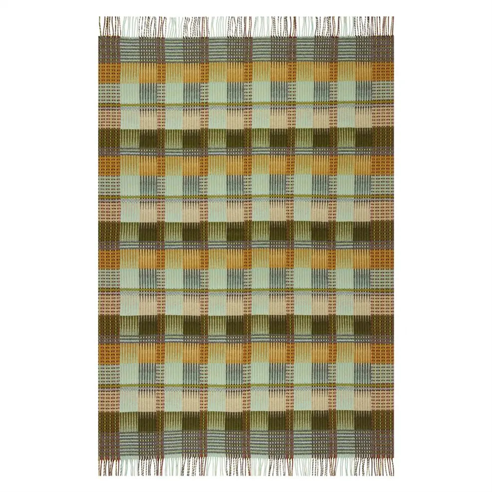 Designers Guild - Tasara Ochre Woven Wolldecke