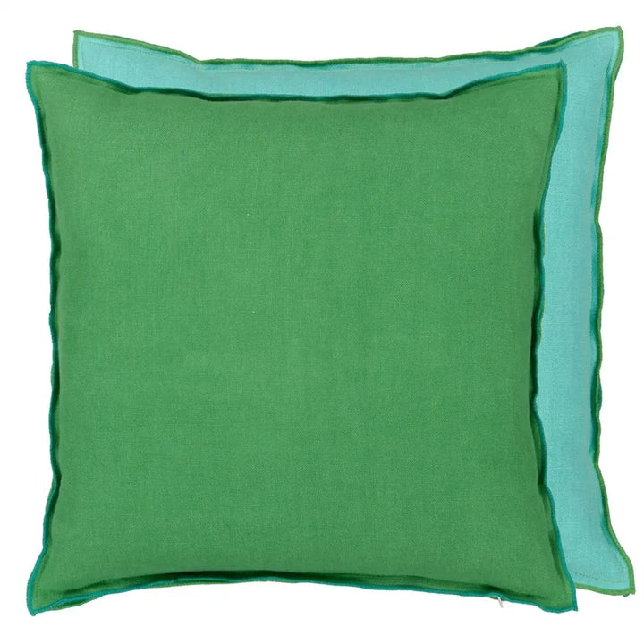 Designersguild - Brera Lino Emerald & Capri Kissen