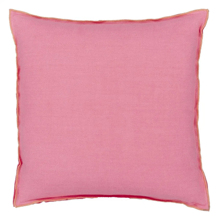 Designersguild - Brera Lino Hibiscus & Peach Kissen