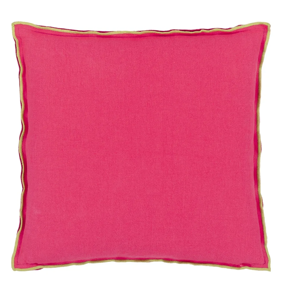 Designers Guild - Brera Lino Cerise & Grass Kissen