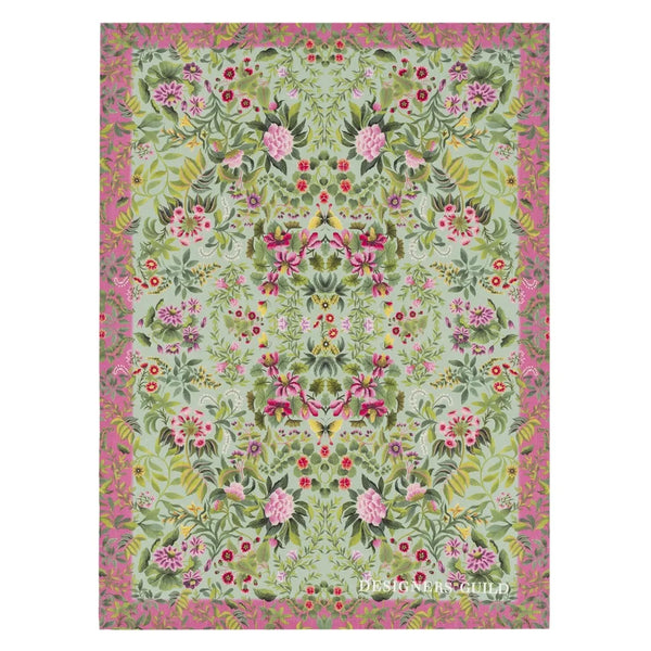 Designersguild -Ikebana Damask Aqua Decke Produktbild
