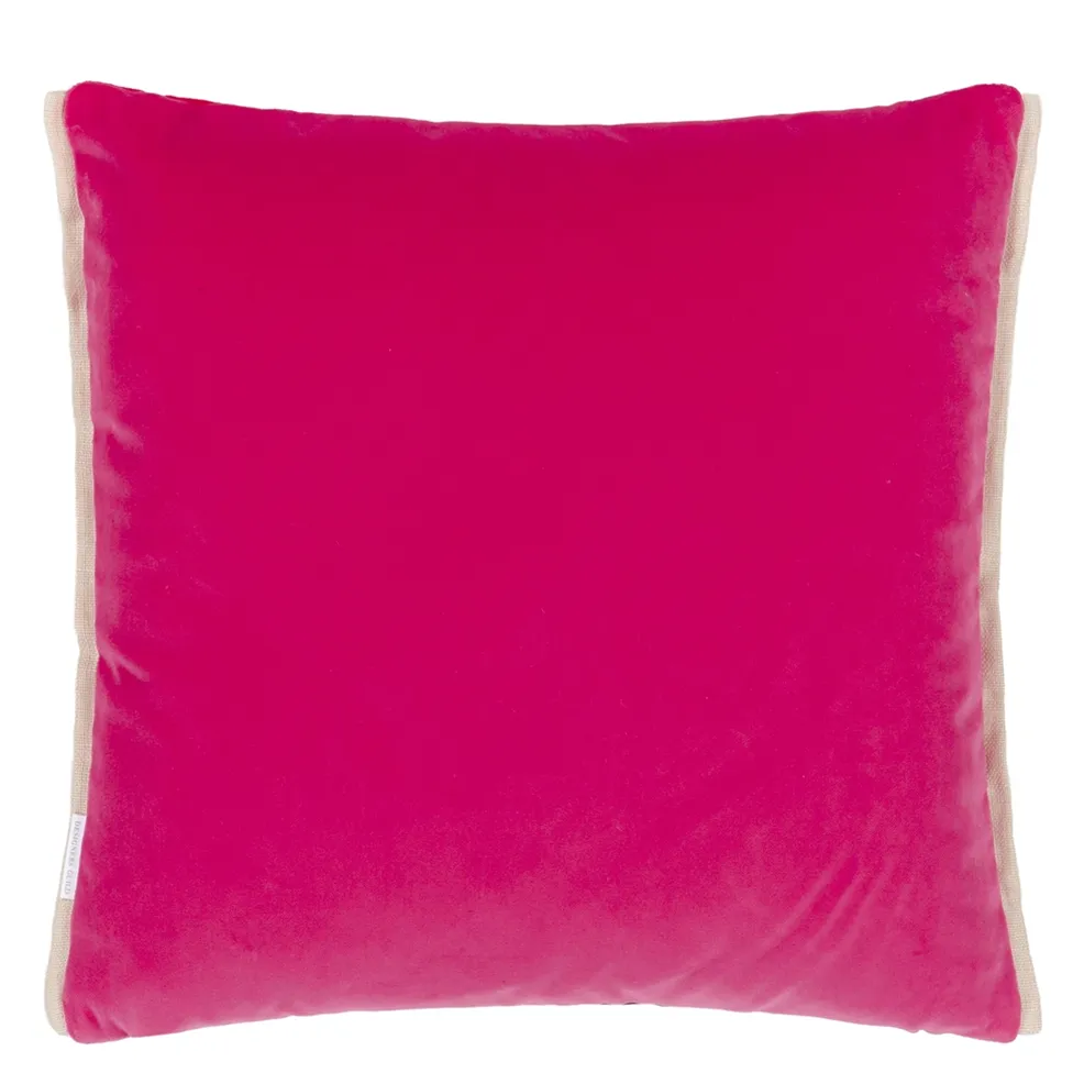 Designersguild - Varese Scarlet & Bright Fuchsia Kissen