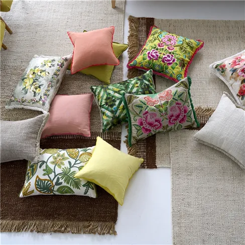 Designers Guild - Brera Lino Mimosa & Primrose Kissen