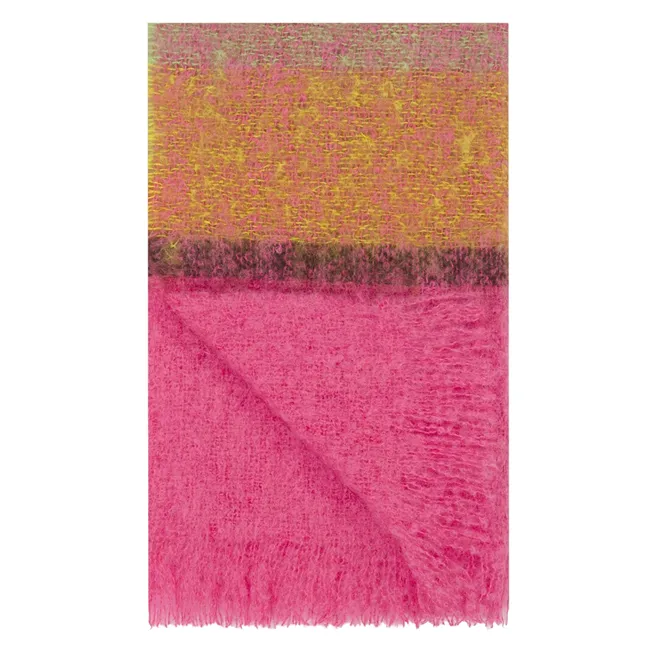 Designers Guild - Mikome Fuchsia Mohair Decke