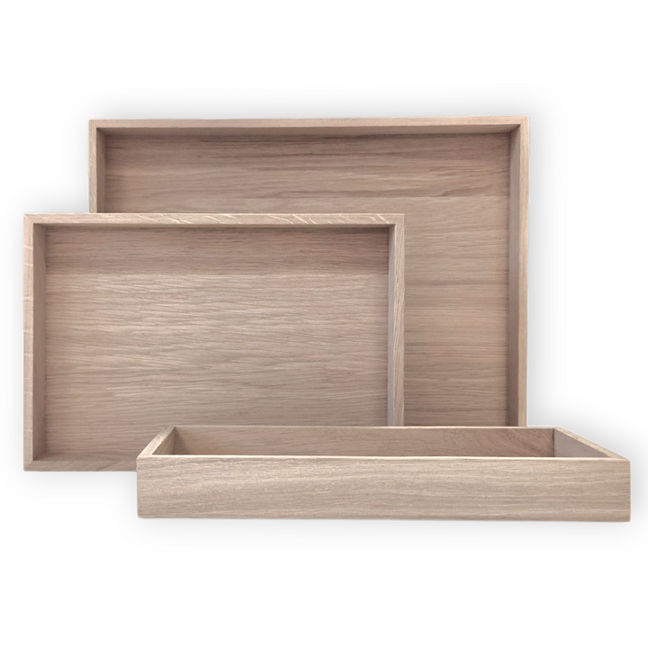 BONWI - Ablageschale/ Eichetablett natur, rechteckig - versch. Größen