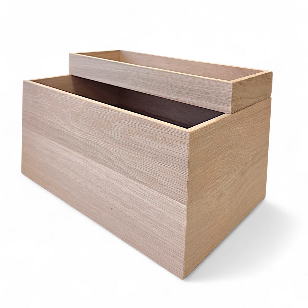 BONWI - Box aus Eiche natur, quadratisch - 2 Größen