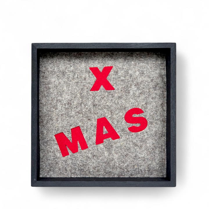 BONWI - Ablageschale  mit Filzeinlage - XMAS