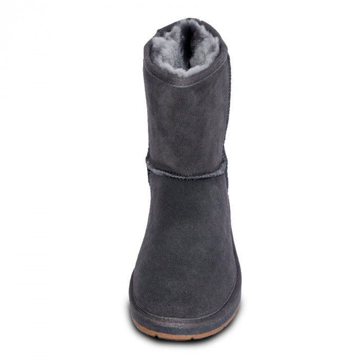 Damen Lammfell-Boot Farbe anthrazit