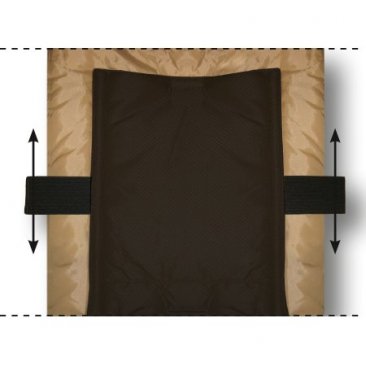 Kleiner Lammfellfußsack - grau, schwarz oder blau