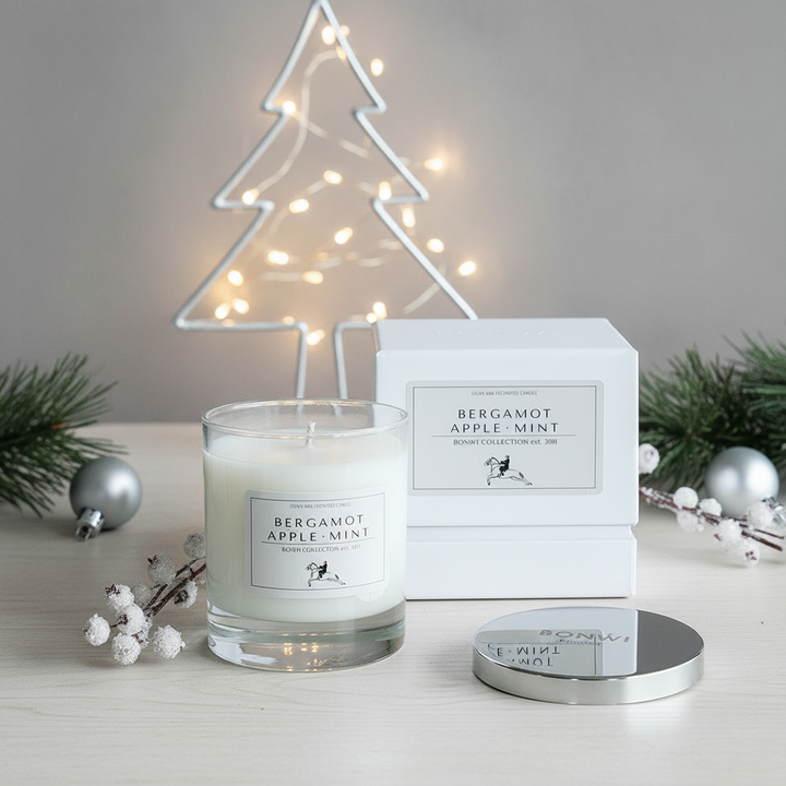 Duftkerze aus Olivenwachs - 8 Düfte zur Auswahl