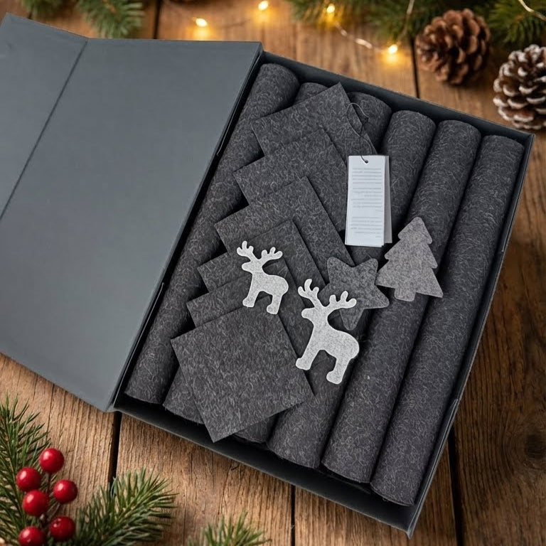 Tischset Batudo aus 100% Wollfilz in Geschenkverpackung