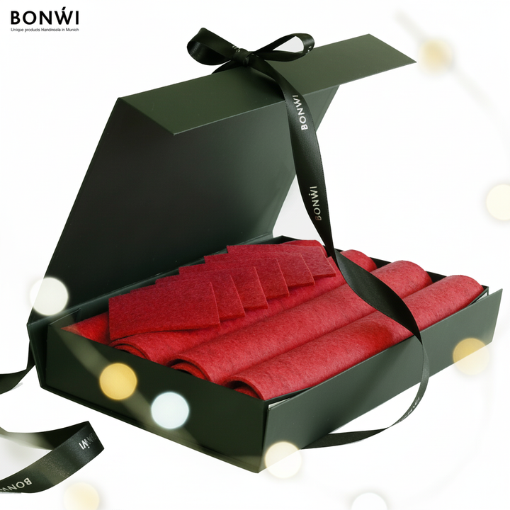 Tischset Batudo aus 100% Wollfilz in Geschenkverpackung
