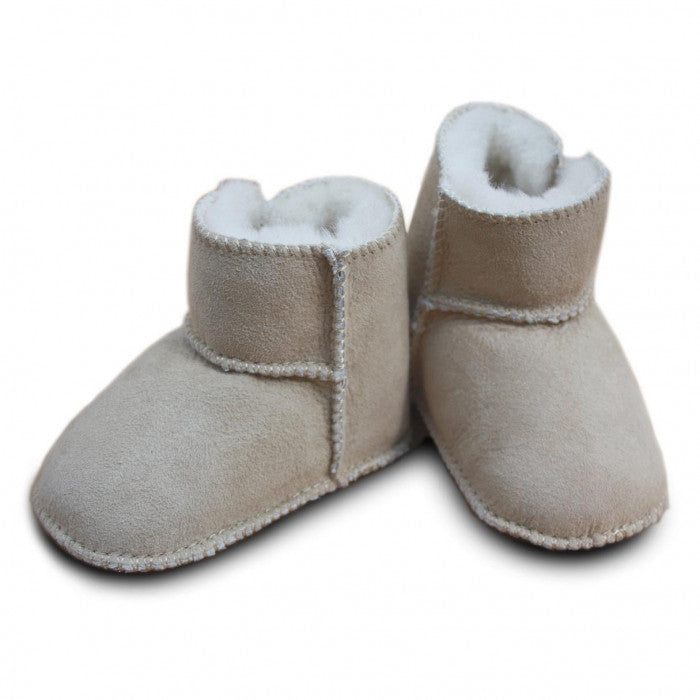 Baby Lammfell Schuhe - Farbe blau