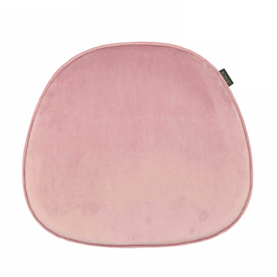 Sitzkissen aus Samt für Eames Side Chair von Vitra in rosa. 