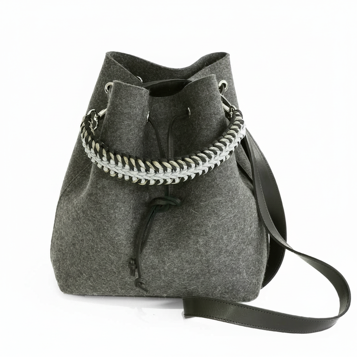 Filztasche / Umhängetasche BONWI aus 100% Wollfilz