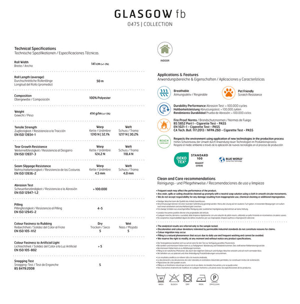 GLASGOW  Möbelstoff - Meterware Produktbild