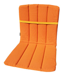 Vollpolster Outdoor Sitzkissen Ibiza für Nolita Stuhl von Pedrali in orange.