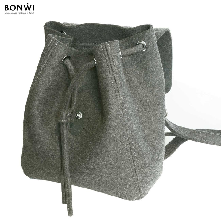 Kleiner Rucksack BONWI aus 100% Wollfilz