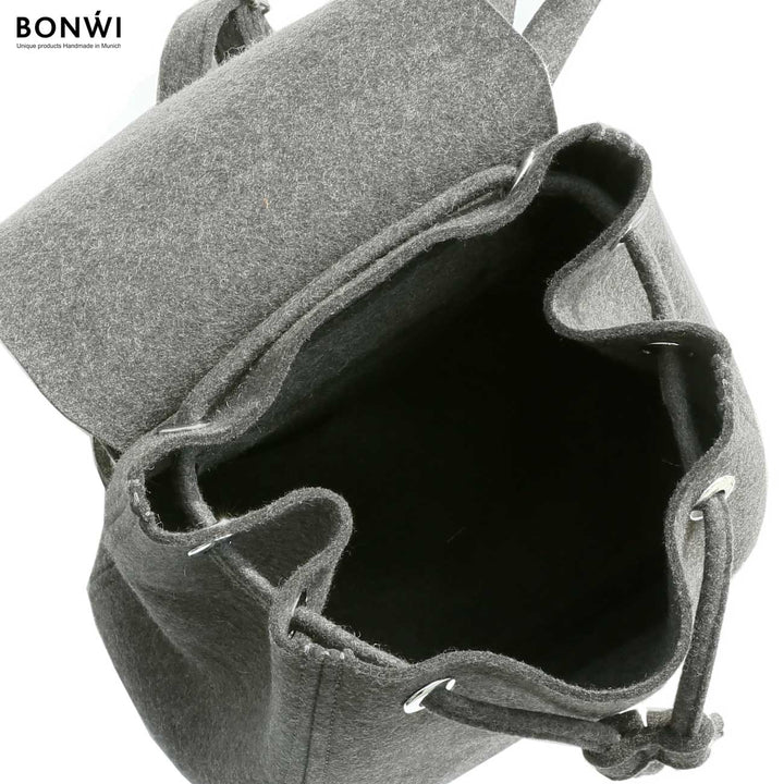 Kleiner Rucksack BONWI aus 100% Wollfilz