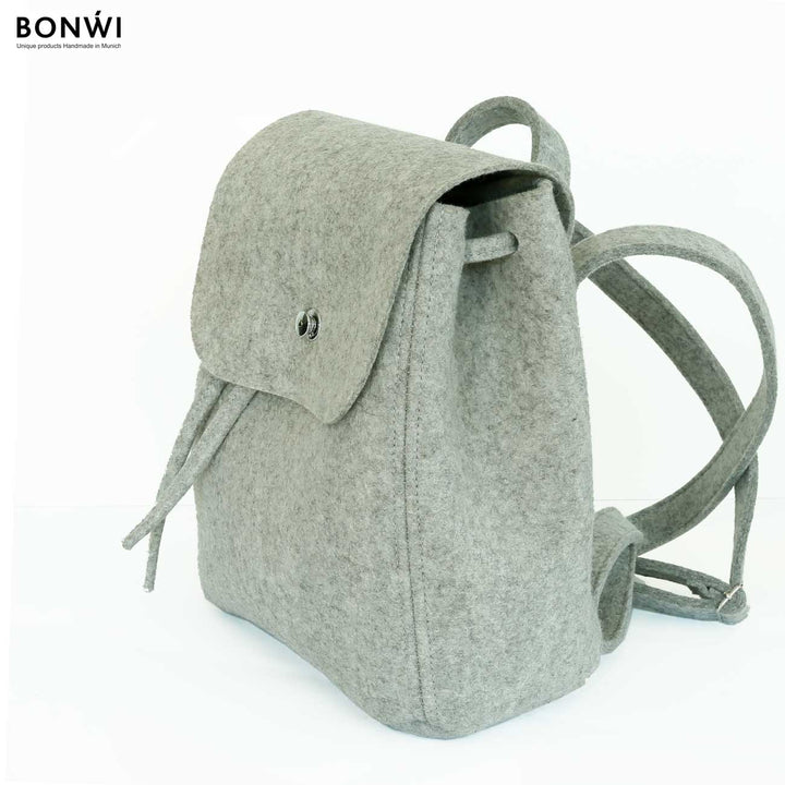 Kleiner Rucksack BONWI aus 100% Wollfilz
