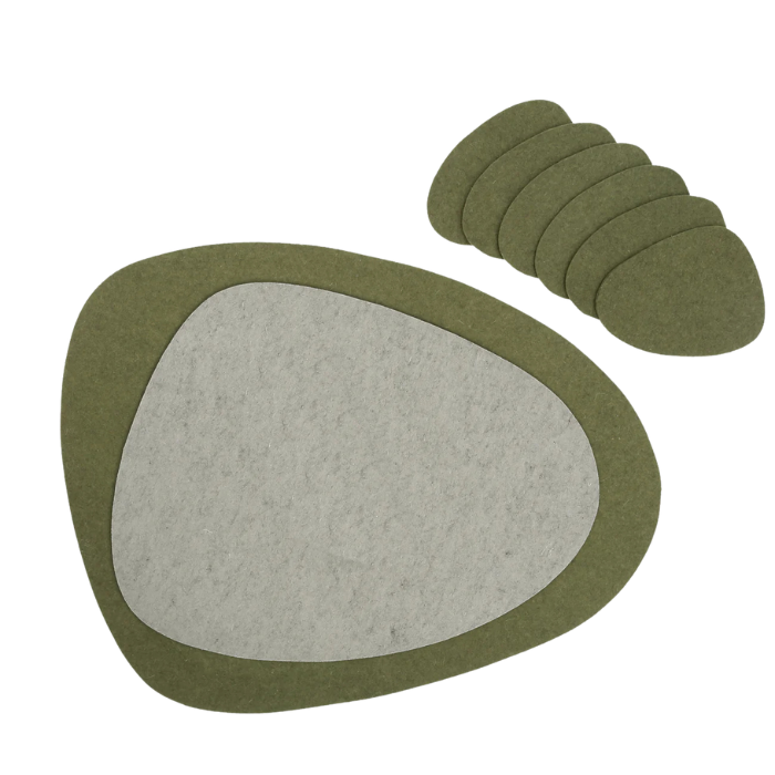 Unser Stone-Tischset aus Filz