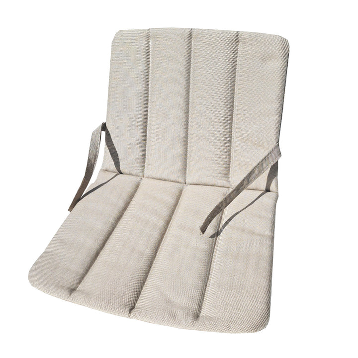 Vollpolster Outdoor Sitzkissen Ibiza für Tribeca Stuhl von Pedrali in beige. 