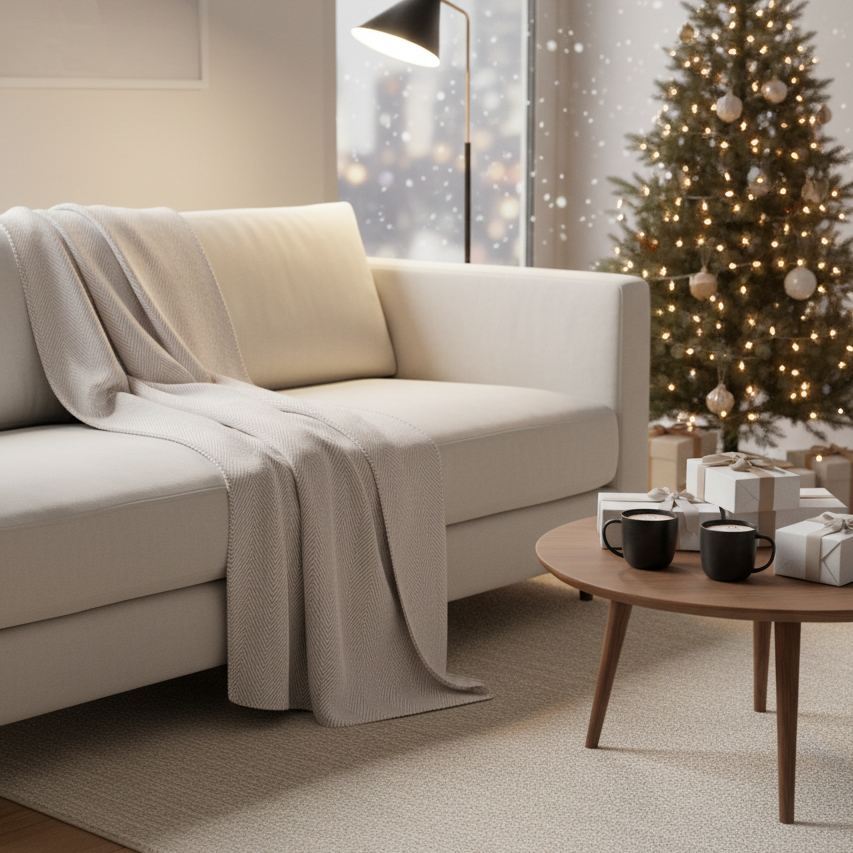 BIO Wolldecke Malaga - Farbe fungo