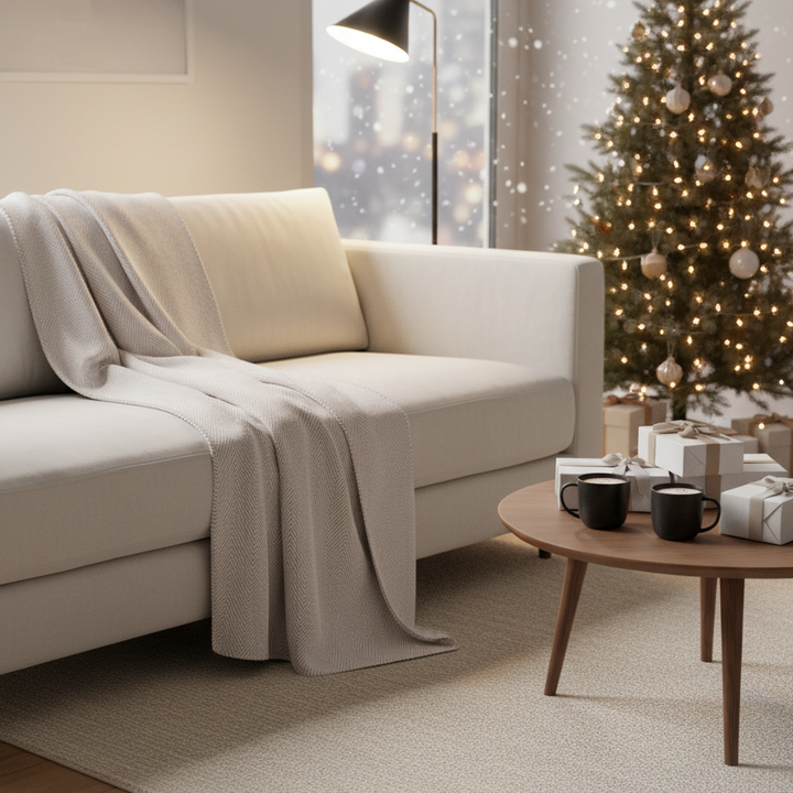 BIO Wolldecke Malaga - Farbe fungo