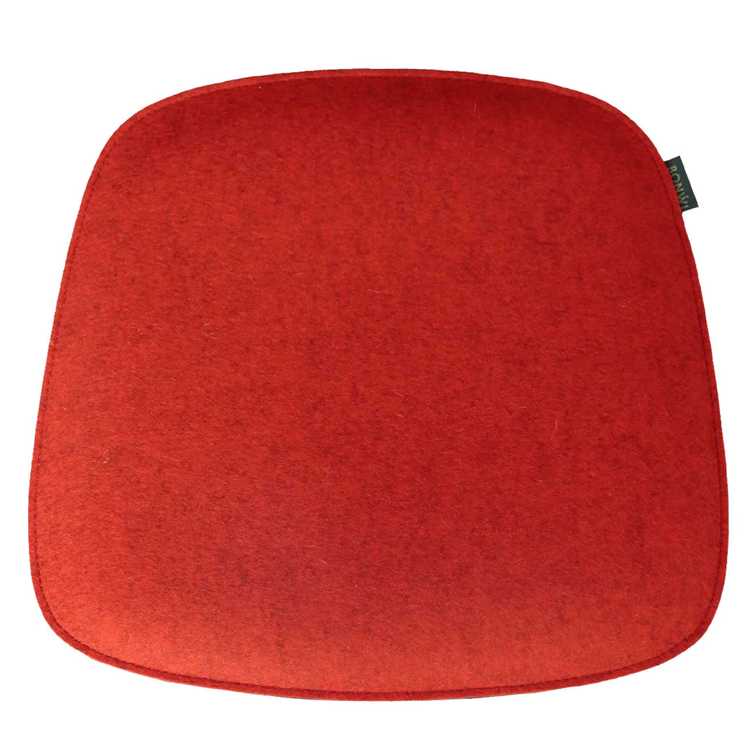 Sitzkissen aus Wollfilz für Eames Armchair von Vitra in rot.