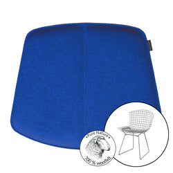 Sitzkissen aus Wollfilz für Bertoia Stuhl von Knoll in royal blue.