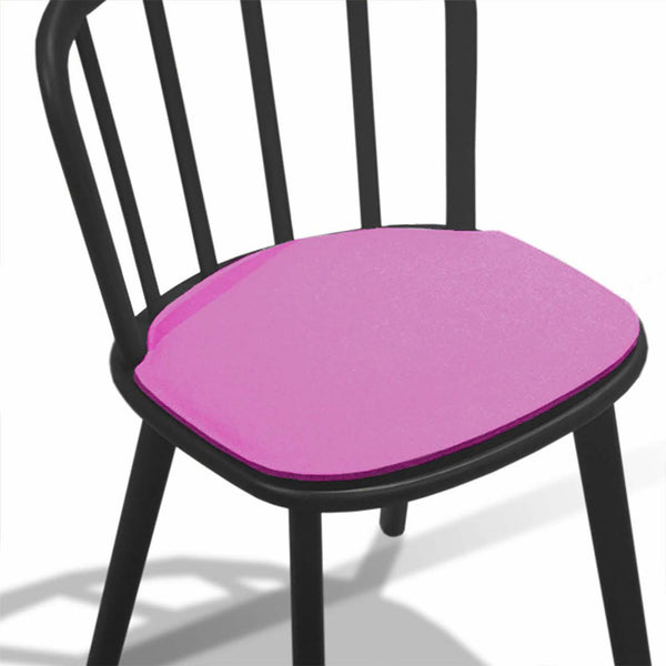  Sitzkissen aus Wollfilz für Nym Chair von Pedrali in rosa.